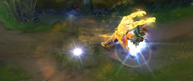 盲僧新皮肤天神之拳曝光 全特效大招竟有两套动作