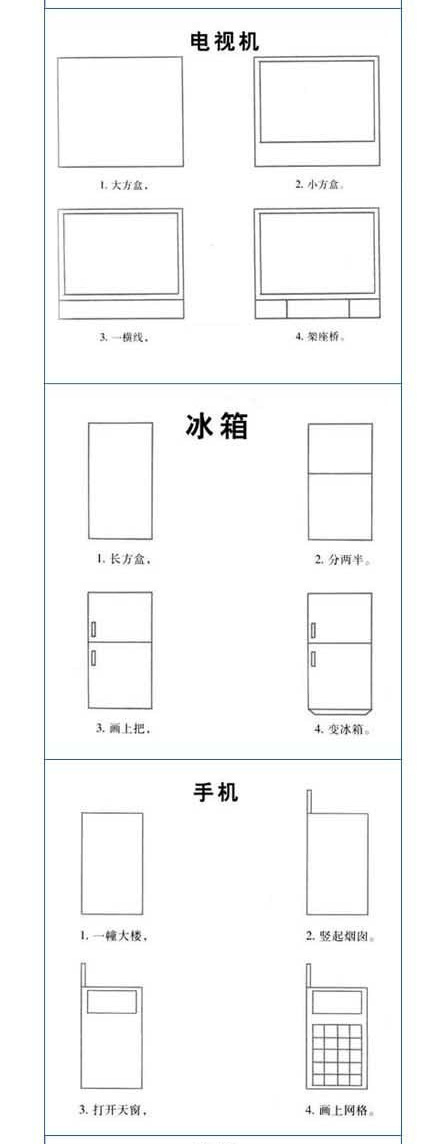 勾勾画画，教给孩子这些简单的简笔画