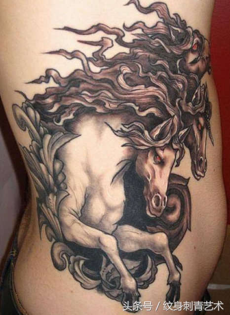 十二生肖之马纹身,是你的属性马?