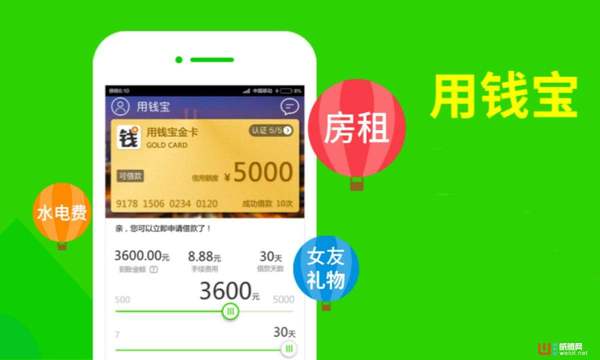 2017最火爆的手机贷款APP，网贷小猫、用钱宝上榜！
