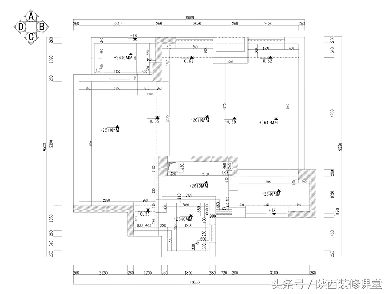 126㎡三室两厅现代简约装修总价预算明细