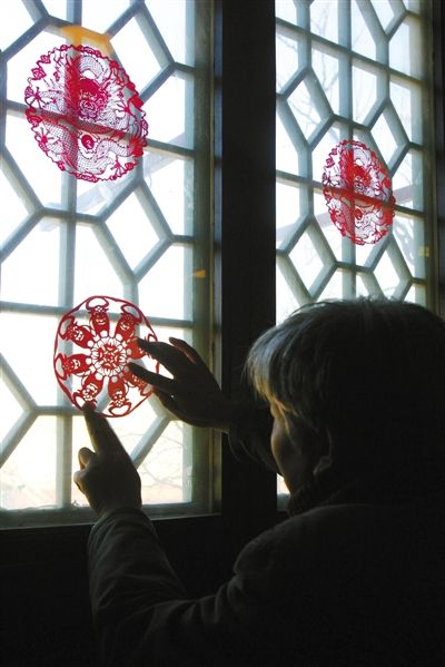 窗花唯美的句子