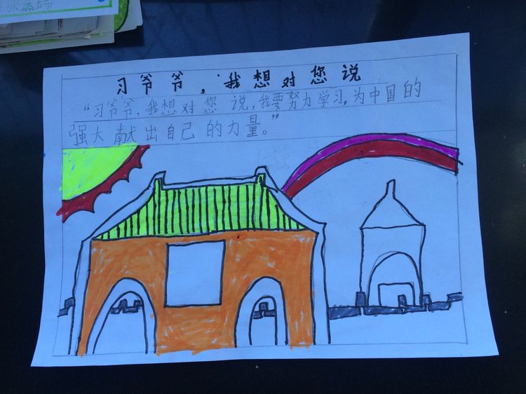“喜迎十九大，我向习爷爷说句心里话”手抄报作品展-东关小学