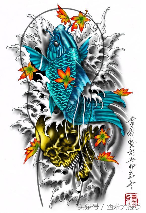 纹身手稿:花臂(下一期:生肖羊)