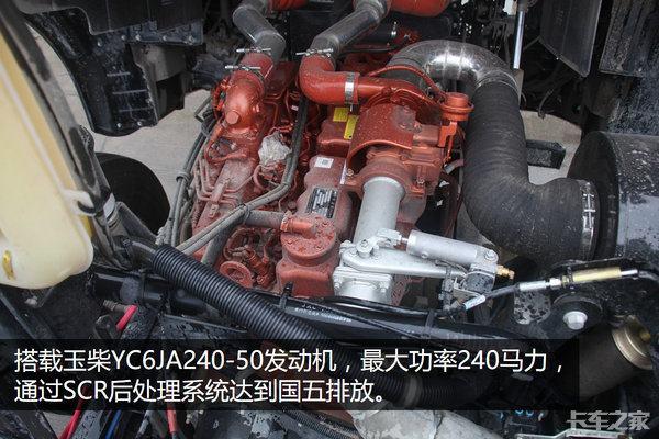 玉柴240马力、高顶、双卧铺 图解江淮格尔发K5载货底盘