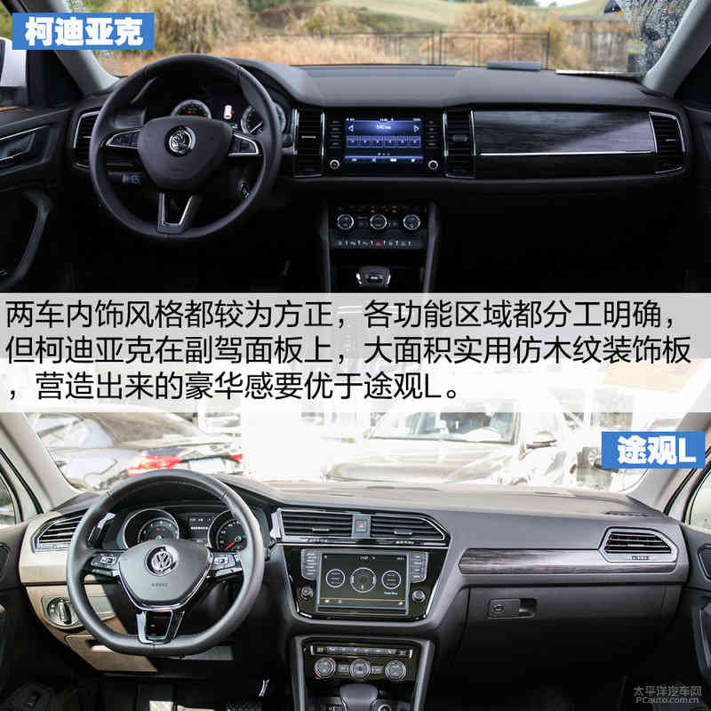 柯迪亚克对比途观L 选大众还是选斯柯达