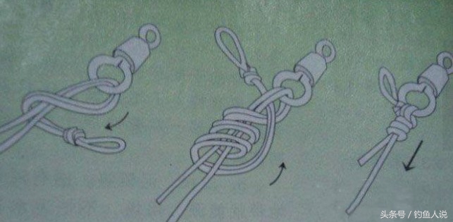 钓鱼主线子线和8字环绑法图解(钓鱼主线与8字环绑法图解)