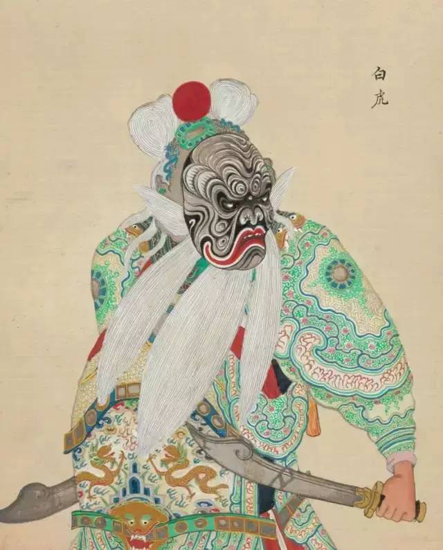 京剧脸谱完全手帖,不同颜色背后居然有这么多寓意