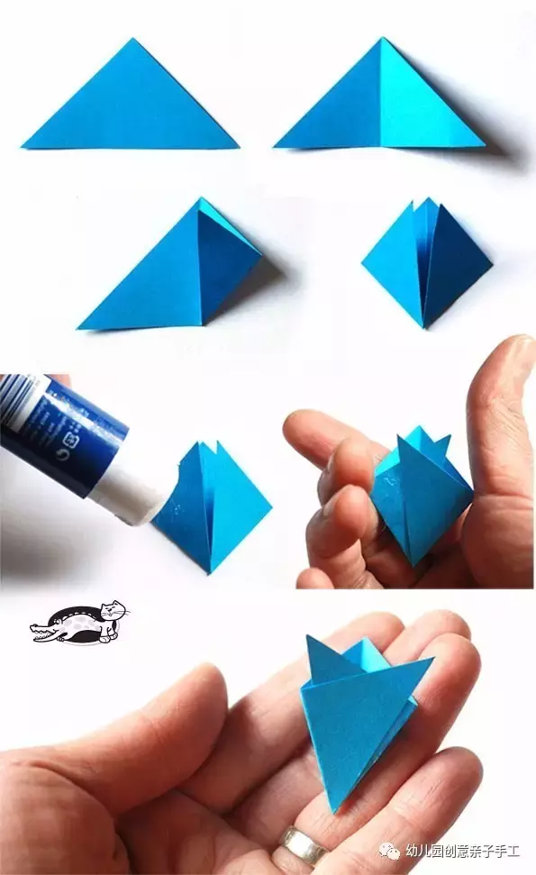 幼儿园亲子手工之卡纸大全,这么简单有趣的花朵手工,果断收藏给孩子玩