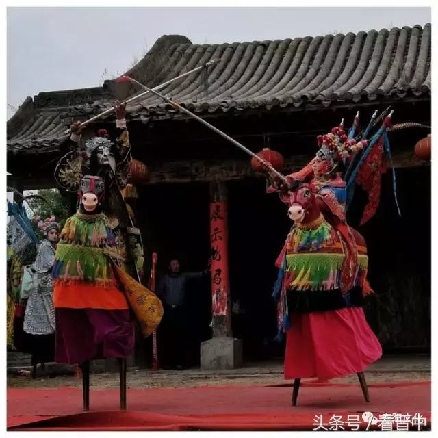 晋中寿阳傩舞、大竹马和耍叉