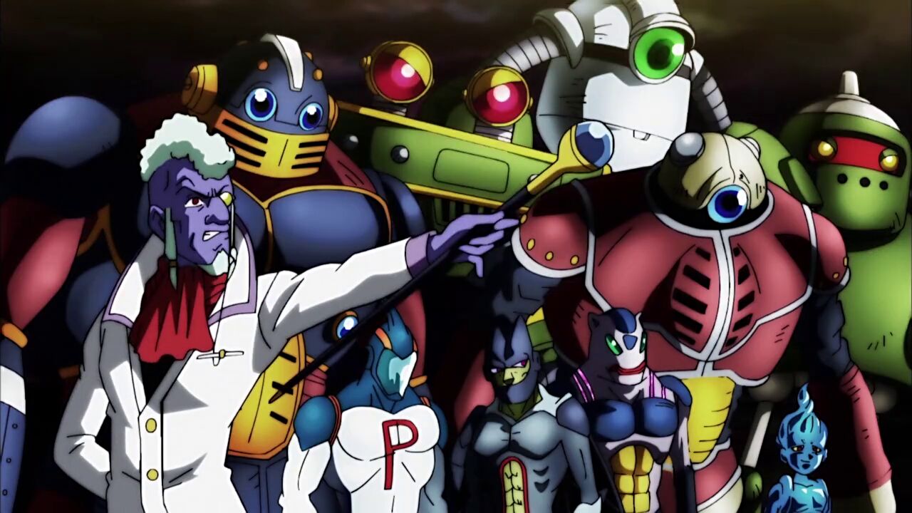 龙珠超:力量大会开幕,8个宇宙的战队霸气登场,第11宇宙的气势最强!