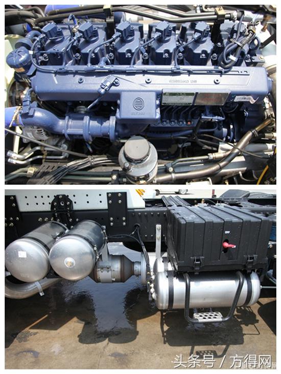 能装365KG天然气 续航达1100km！试驾陕汽德龙黄金版天然气牵引车