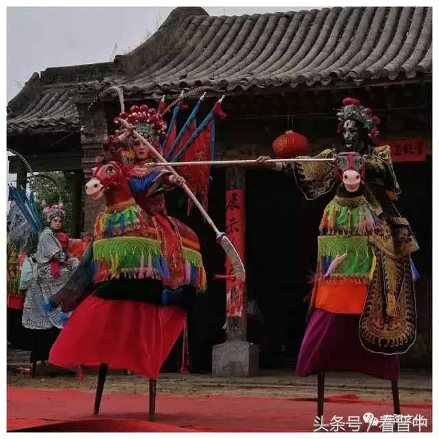 晋中寿阳傩舞、大竹马和耍叉
