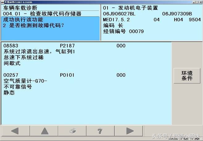 一汽大众CC 胎压监控灯还有这功能？
