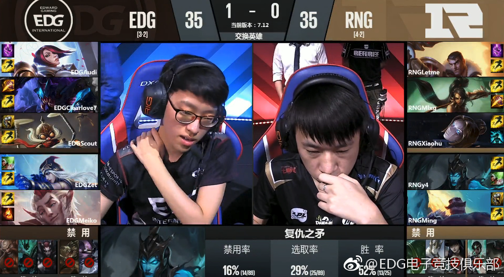 EDG小将奥迪出色发挥砍翻RNG，网友呼唤：小狗，你在哪？