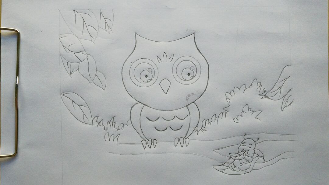 猫头鹰简笔画图片大全(儿童素描简笔画教程) - 赤虎壹号