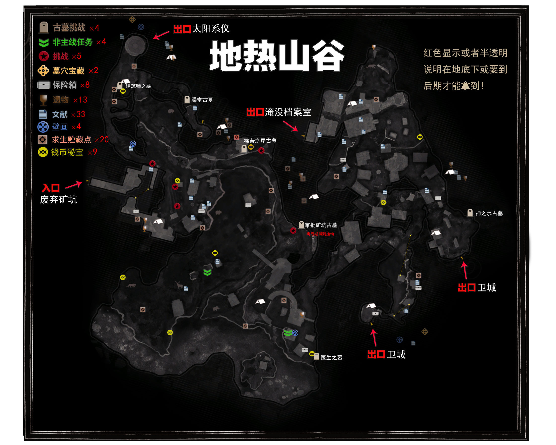 古墓丽影 崛起 全地图收集一览 收集品位置