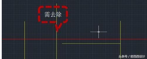 　　cad中修剪多余的部分的方法二