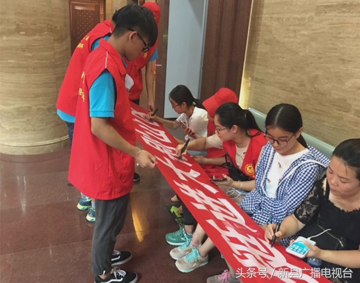 新县：江苏省常州大学怀德学院来我县开展社会实践活动