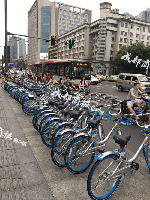 共享单车有哪些品牌，成都本土品牌自由GO、黑拜单车中场加入“血战”