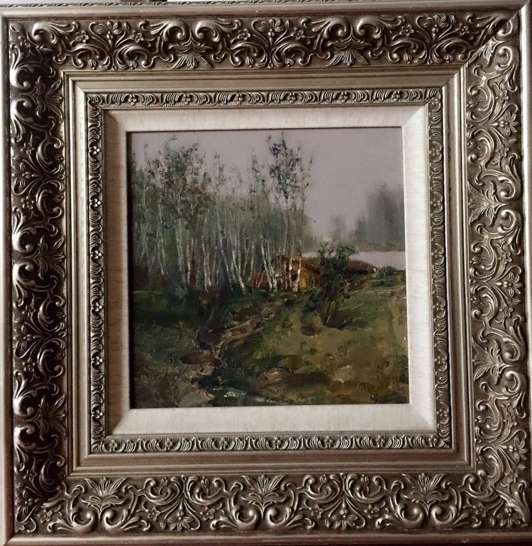 油画界 不负春光—公主油画风景作品