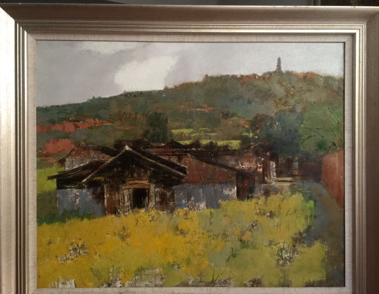 油画界 不负春光—公主油画风景作品