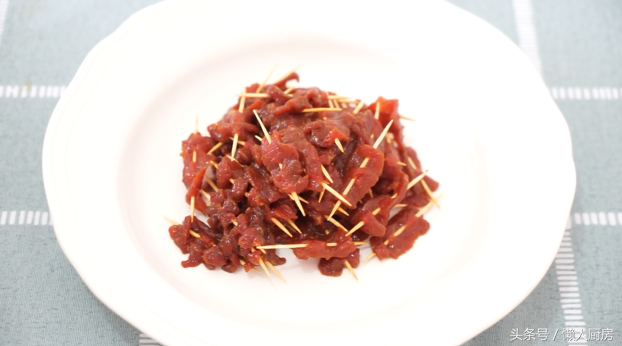 牙簽牛肉,牙簽牛肉的做法
