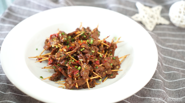 牙簽牛肉,牙簽牛肉的做法