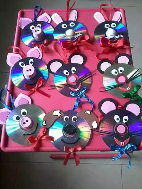 cd盘废物利用手工制作大全:32个创意玩法集合,太有才太赞了