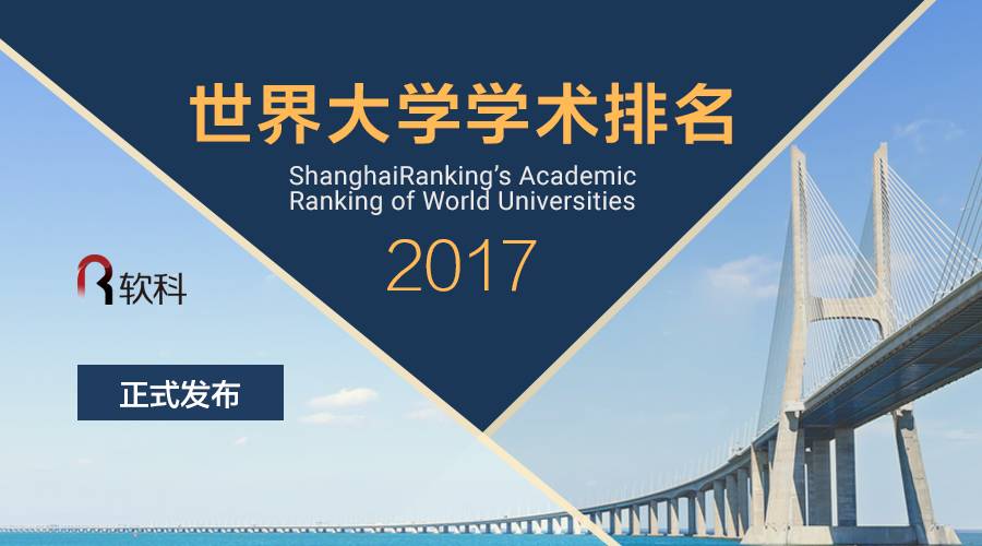 2017年软科世界大学学术排名发布！