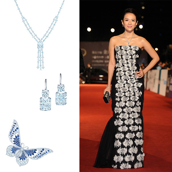 姚晨佩戴宝曼兰朵珠宝现身大型明星慈善活动_迈斯奢侈品网-奢侈品牌