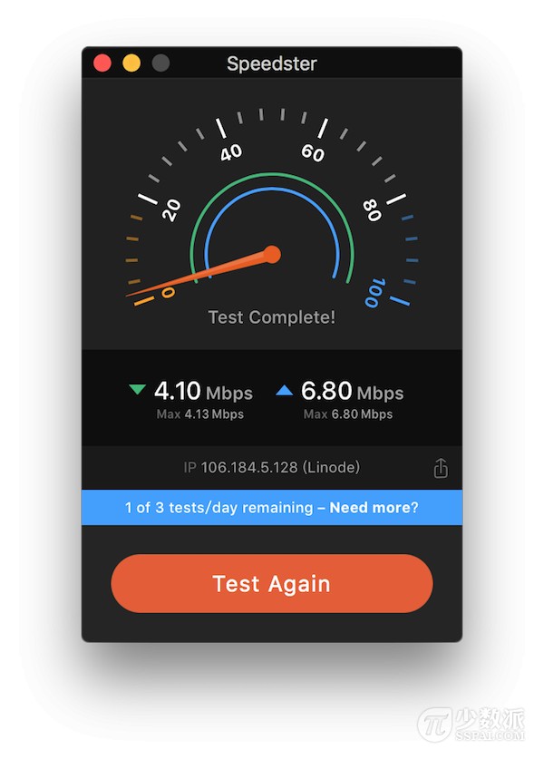 连上 WiFi，不妨先测测这网速能干嘛：两款网络测速工具 Speedtest & Speedster