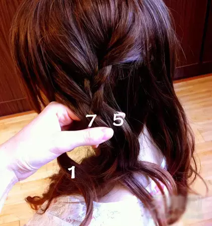 四股辫编发教程图解