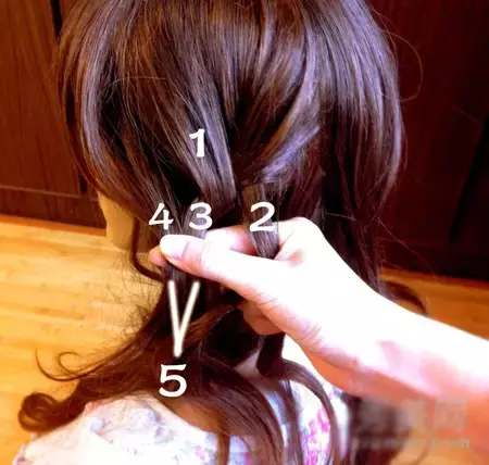 四股辫编发教程图解