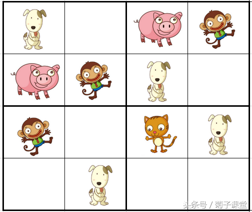 儿童数独游戏入门（2）-四宫数独解法 培养儿童逻辑推理能力