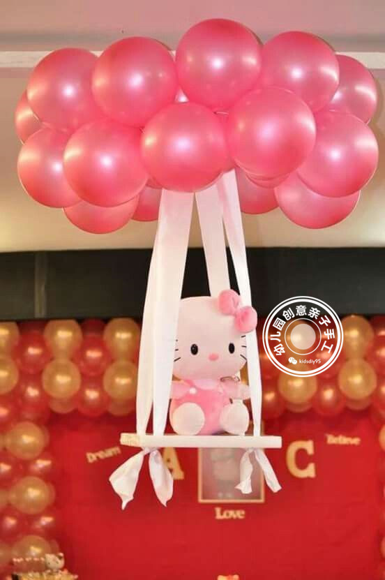 幼儿园室内环创主题：粉色凯蒂猫，满屏少女心，怪不得女孩都喜欢