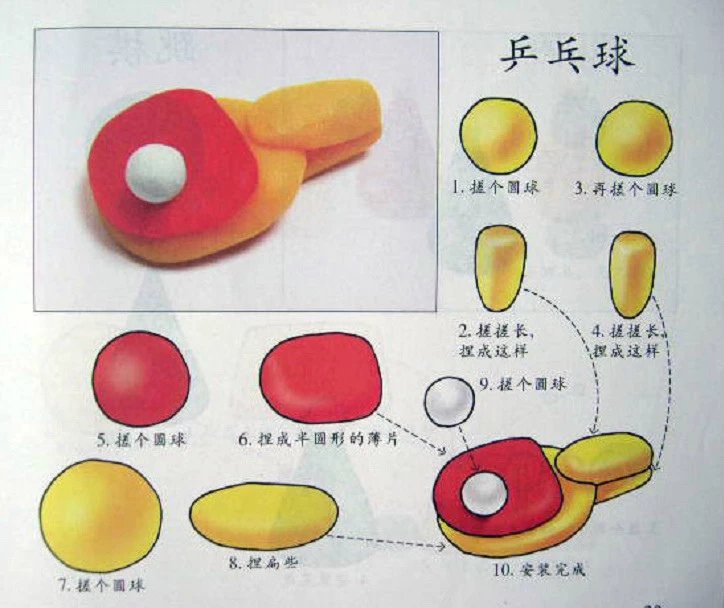 100种萌萌哒的橡皮泥玩法教程，动物水果日常用品等，入门级学习