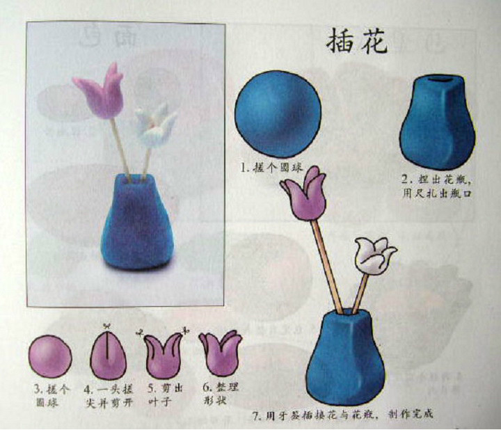 100种萌萌哒的橡皮泥玩法教程，动物水果日常用品等，入门级学习