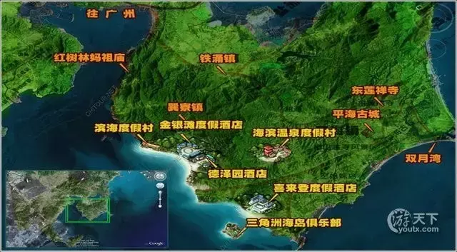 会读巽寮湾的人寥寥无几,所在这座小城有着半城山色半城湖的美誉