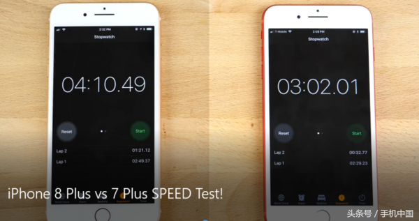 iPhone  8P和7P性能测试对比 结果很意外