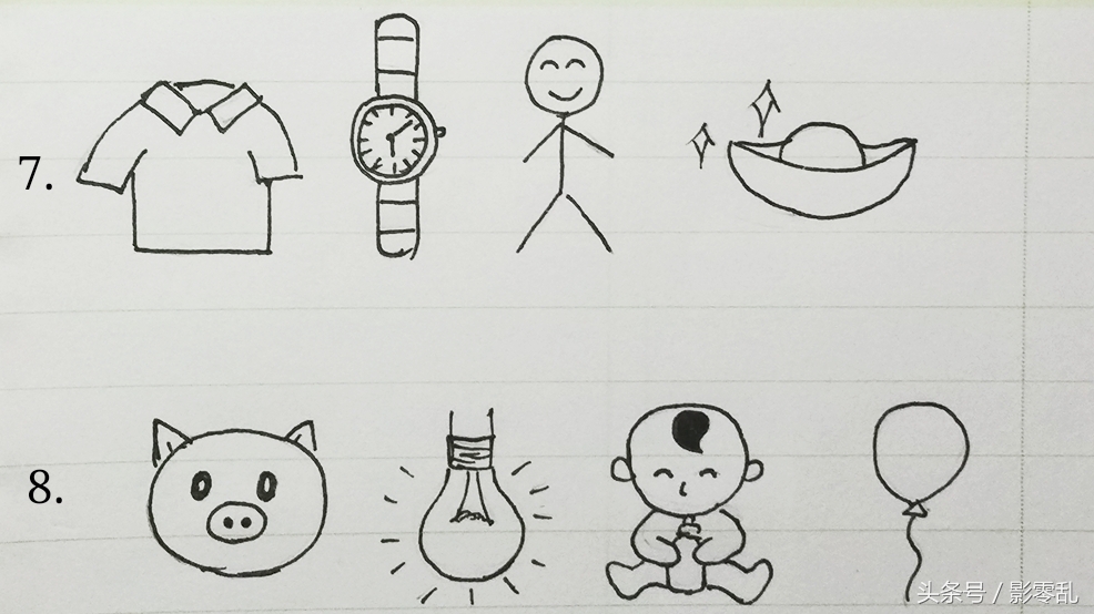 (友情提示:有的要运用谐音哦)看简笔画猜成语,测试开始啦