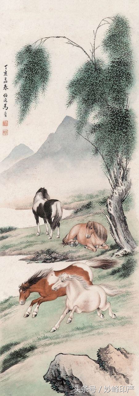 马晋画家价格(近代著名画马大家马晋画马作品)