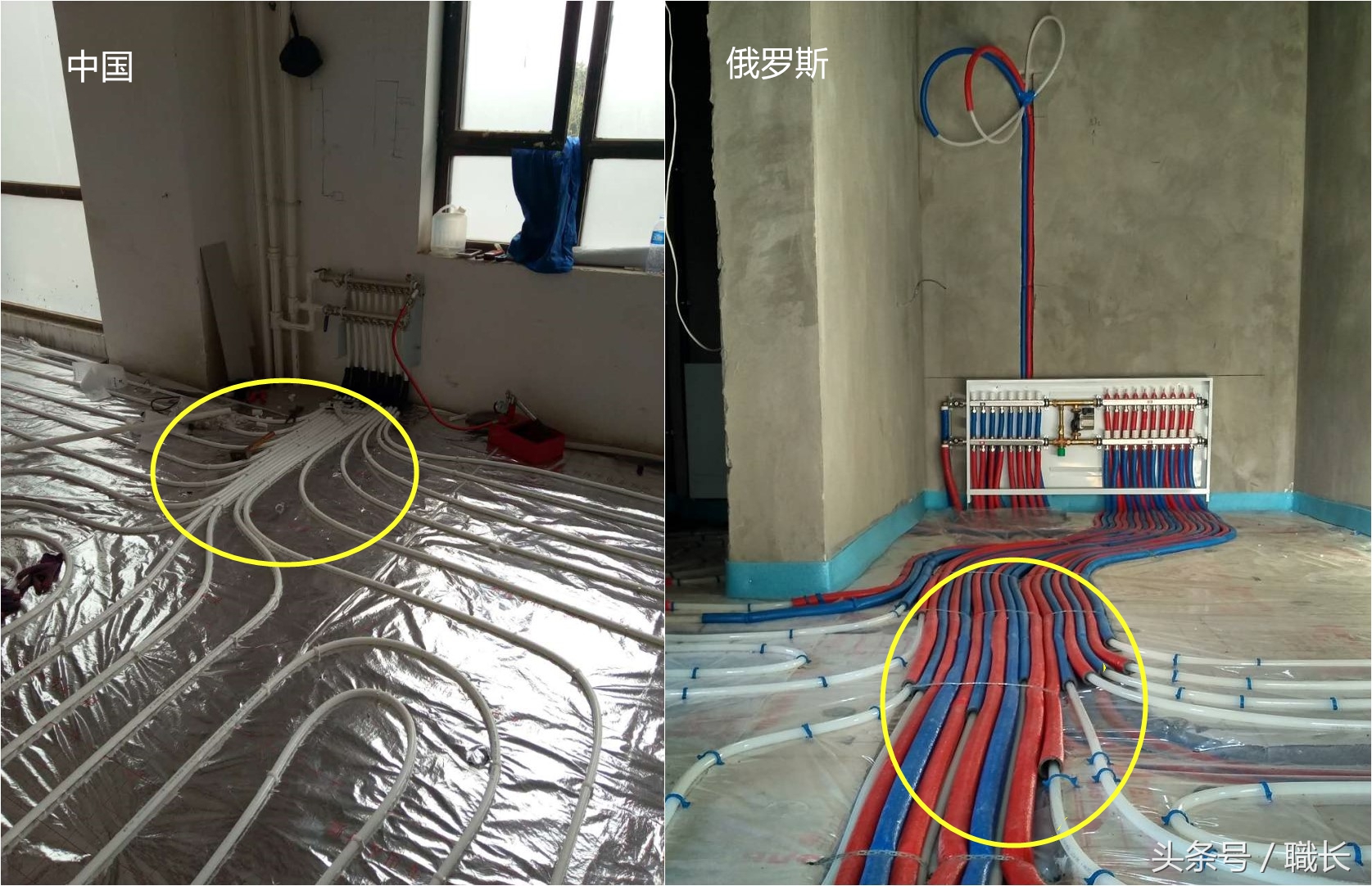 揭秘俄罗斯地暖铺管技巧，地热分水器装修效果图全解析