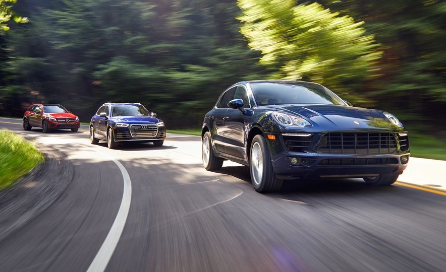 2018年奥迪SQ5 vs 2017年奔驰AMG GLC43 vs 2017年保时捷Macan S
