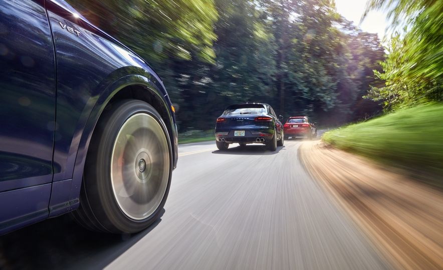 2018年奥迪SQ5 vs 2017年奔驰AMG GLC43 vs 2017年保时捷Macan S