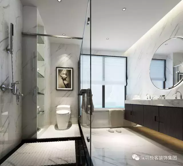 裝修預算相關資料/深圳華潤城潤府150平三居室，現代簡約風格效果圖，35萬硬裝全包