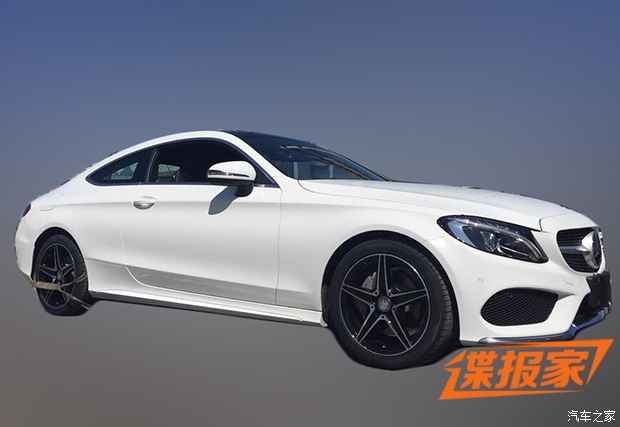 3月30日上市 曝奔驰新C 300 Coupe实车