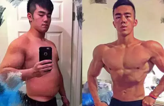 中國96年健身小哥，自從去了美國體重像開掛了一樣……