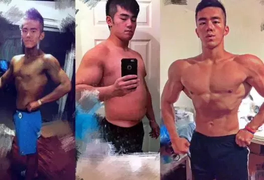 中國96年健身小哥，自從去了美國體重像開掛了一樣……