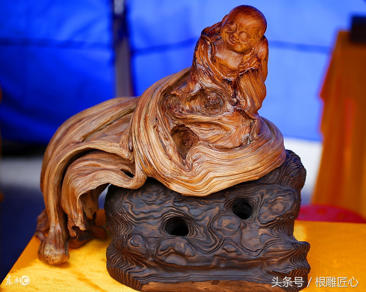 原来一件根雕艺术作品是这样做的